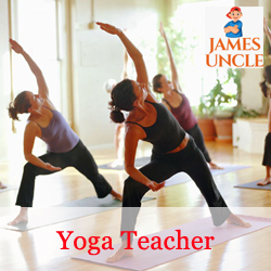 Yoga teacher Debosmita Ghosh in Nimta